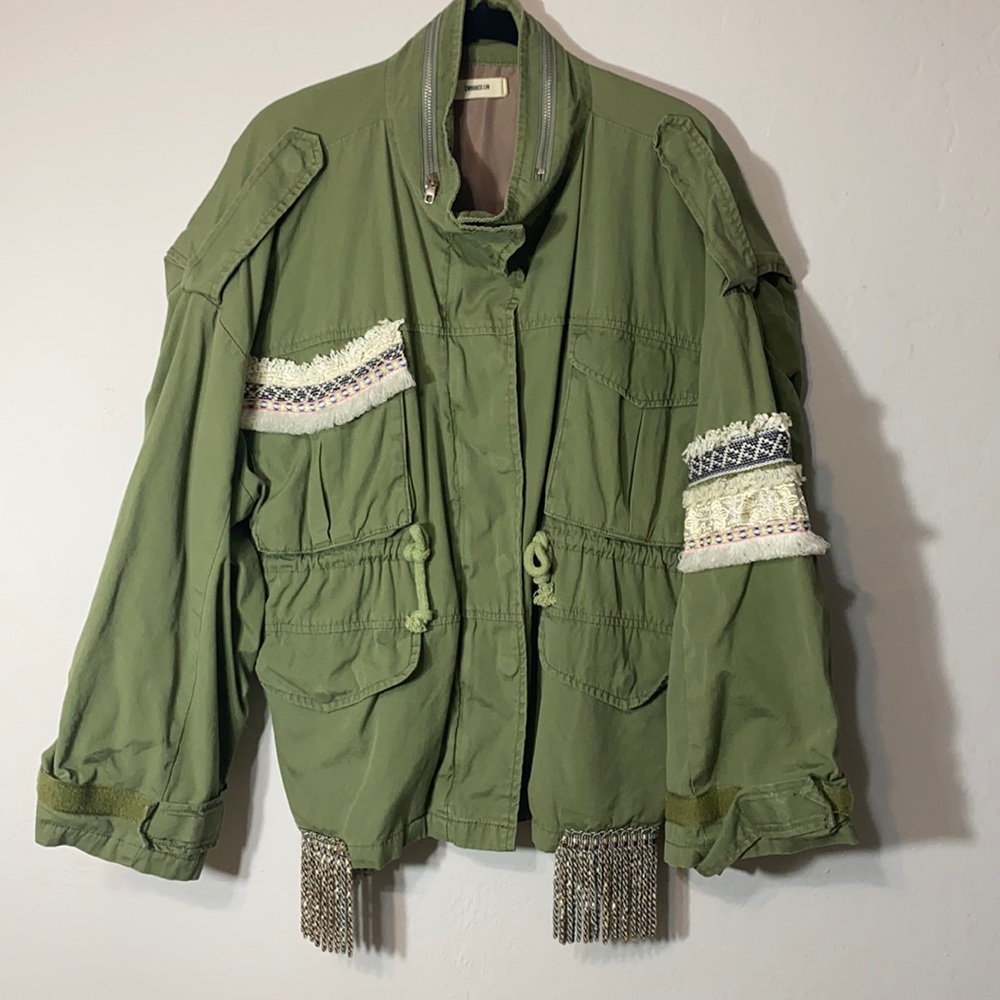 Embrace Lin Embellished Utility Jacket - Women’s Large